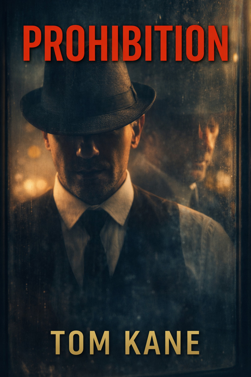 Publishing Summer 2027 A man in a suit with a serious expression, set against a dark, vintage background.